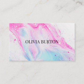 Business card with stripe.