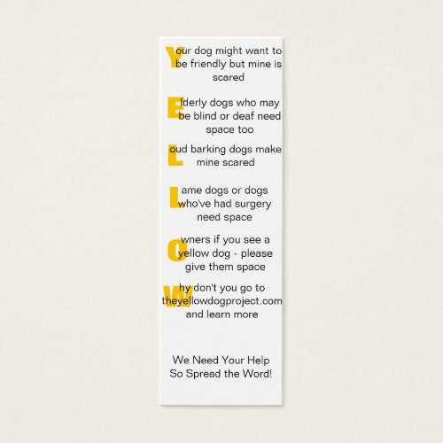 Business Card "Yellow"