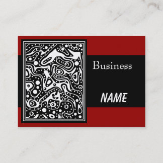 Business Card Zizzago Australian Trail Red