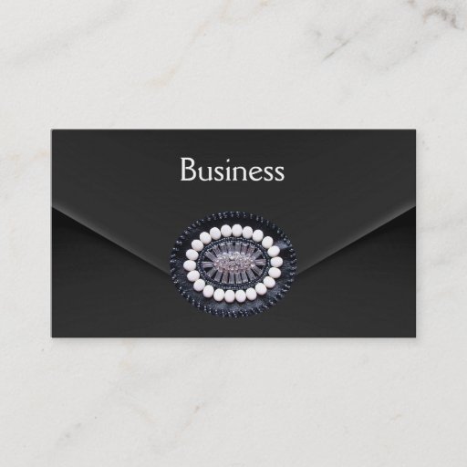 Customizable Business Card Zizzago Black Velvet Clutch Purse