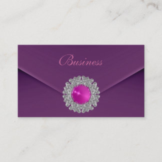 Business Card Zizzago Purple Look Image