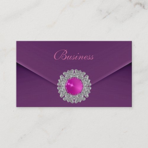 Business Card Zizzago Purple Look Image
