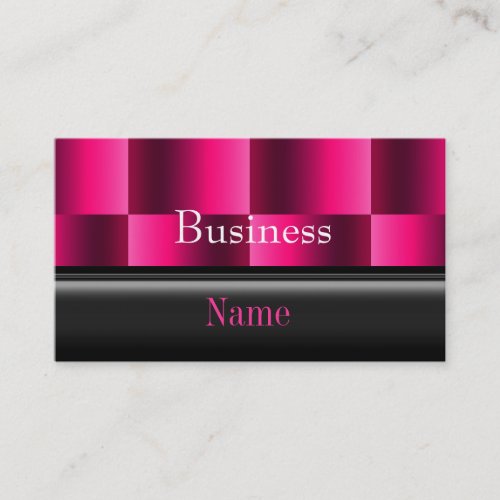 Business Card Zizzago Rich Pink Reflect