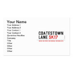 coatestown lane  Business Cards