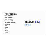 2Block  Business Cards