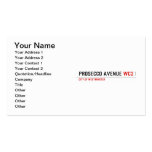 Prosecco avenue  Business Cards