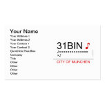 31Bin  Business Cards