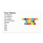 Periodic
 Table
 Writer  Business Cards