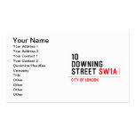 10  downing street  Business Cards