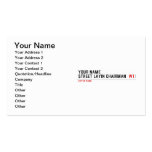 Your Name Street Layin chairman   Business Cards