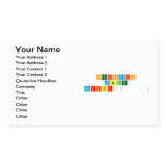 Periodic
 Table
 Writer(('.,.  Business Cards