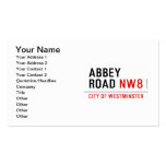 abbey road  Business Cards