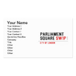 parliament square  Business Cards