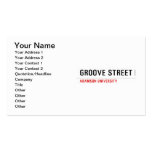 Groove Street  Business Cards