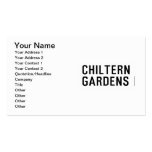 Chiltern Gardens  Business Cards