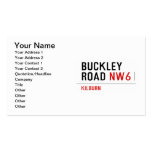 BUCKLEY ROAD  Business Cards