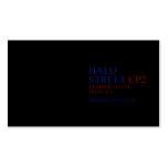 Halo Street  Business Cards