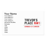 Trevor’s Place  Business Cards