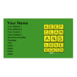 Keep
 Clam
 and 
 love 
 naksh  Business Cards
