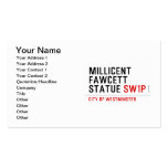 millicent fawcett statue  Business Cards