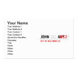 John ❤️ Aey  Business Cards