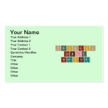 Periodic
 Table
 Writer  Business Cards