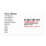 Dj Beat MC Ave.   Business Cards