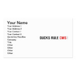 DUCKS RULE  Business Cards
