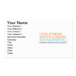 Less-Stress nORTH lONDON  Business Cards
