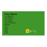 Harry
 
 
   Business Cards