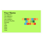 Periodic
 Table
 Writer  Business Cards