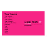 land of trinity  Business Cards