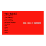 Think like a scientist  Business Cards