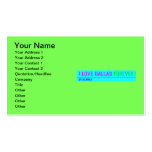 I Love Dallas  Business Cards