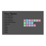 Periodic
 Table
 Writer  Business Cards