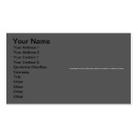 The FitnessGram™ Pacer Test is a multistage aerobic capacity test that progressively gets more difficult as it continues. 
   Business Cards