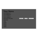 Thank You Chris
   Business Cards