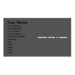 Sharmaine Abigail P Marquez  Business Cards
