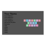 Periodic
 Table
 Writer  Business Cards