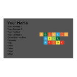 Periodic
 Table
 Writer  Business Cards