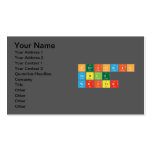 Periodic
 Table
 Writer  Business Cards