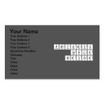 Periodic
 Table
 Writer  Business Cards