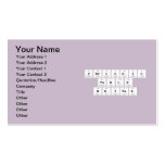 Periodic
 Table
 Writer  Business Cards
