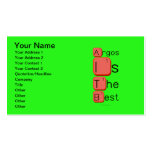 Argos
 Is 
 The 
 Best  Business Cards