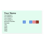 Be Calm  Business Cards