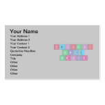 Periodic
 Table
 Writer  Business Cards