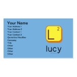 
 L
 lucy  Business Cards