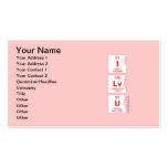I
 Lv
 U  Business Cards
