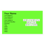 Periodic
 Table
 Writer  Business Cards