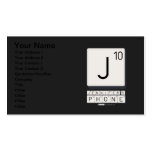 J
 JENNIFER'S
 PHONE  Business Cards